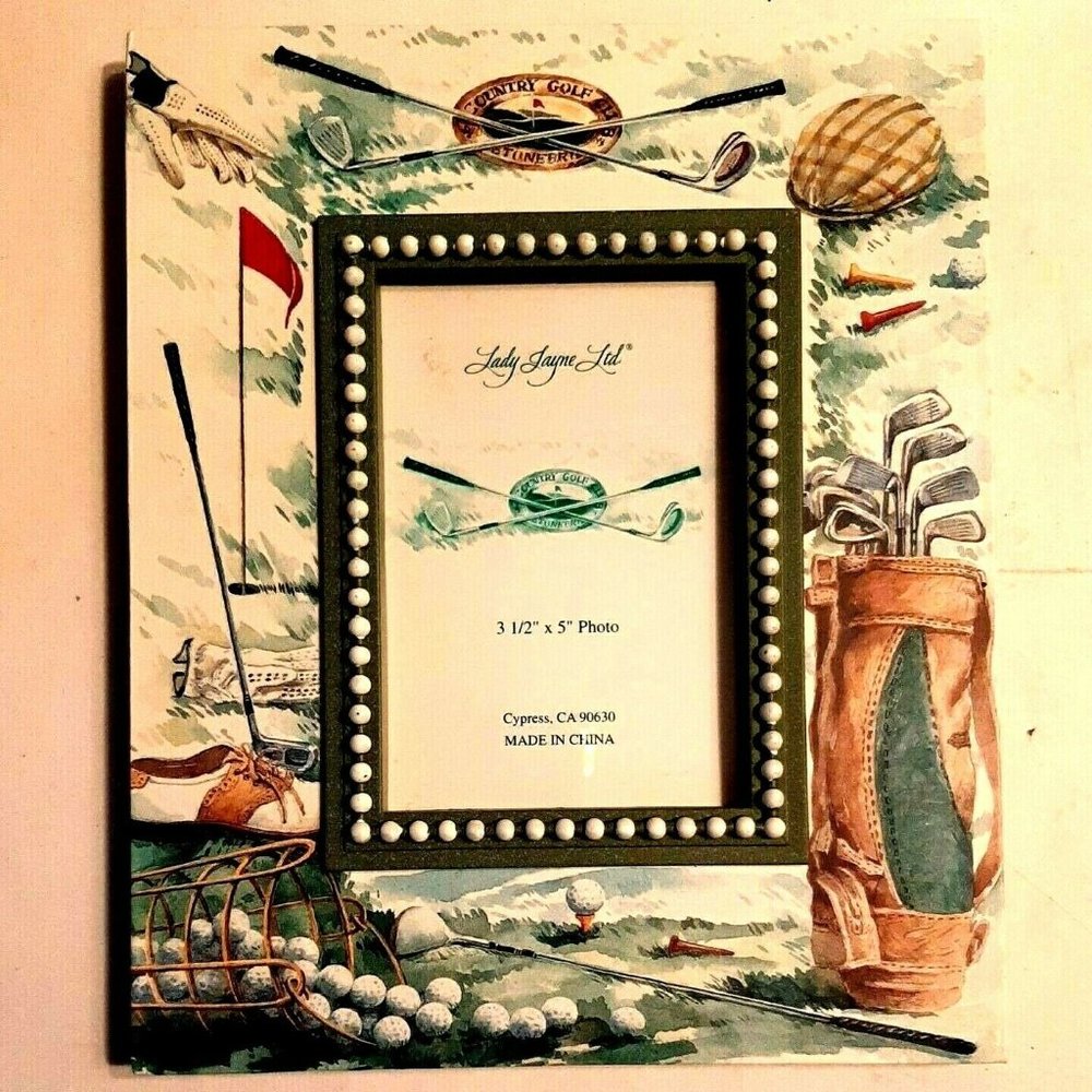 Golf Photo Frame Gift 3.5x5 Lady Jayne Ltd.
